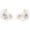 imageLinsoul TANGZU Waner SG HiFi 10mm Dynamic Driver PET Diaphragm inEar Earphone with Ergonomic Shape Detachable Recessed 2Pin OFC Braided Cable for Audiophile Musician DJ StageWhite Without MicWhite