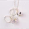 imageLinsoul TANGZU Waner SG HiFi 10mm Dynamic Driver PET Diaphragm inEar Earphone with Ergonomic Shape Detachable Recessed 2Pin OFC Braided Cable for Audiophile Musician DJ StageWhite Without MicWhite