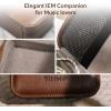 imageLinsoul TIN HiFi Portable PU Leather Storage Case for Tin Audio T2 T3 T2 PRO Earphones Brown