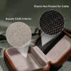 imageLinsoul TIN HiFi Portable PU Leather Storage Case for Tin Audio T2 T3 T2 PRO Earphones Brown