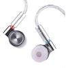 imageLinsoul TIN HiFi T4 10mm Carbon Nanotube Dynamic Driver inEar Monitor Earphones UltraSleek Metal Housing with SilverPlated MMCX Cablenatural aluminum