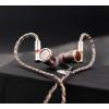 imageLinsoul TINHIFI T4 Plus 10mm Magnetic CNT Driver inEar Monitor with N54 Circuit CCAW Voice Coil Metal Case Wood Faceplate Detachable SilverCopper Cable for Audiophile Musician