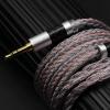 imageLinsoul Tripowin Jelly Upgraded 16 Core 21 Wires Per Core SilverPlated OCCAlloy Copper GrapheneOCC Mixed Braided Cable for Audiophile Musician35mm 2pin 078mm2pin 078mm