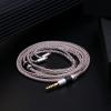 imageLinsoul Tripowin Jelly Upgraded 16 Core 21 Wires Per Core SilverPlated OCCAlloy Copper GrapheneOCC Mixed Braided Cable for Audiophile Musician35mm 2pin 078mmMMCX