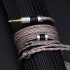 imageLinsoul Tripowin Jelly Upgraded 16 Core 21 Wires Per Core SilverPlated OCCAlloy Copper GrapheneOCC Mixed Braided Cable for Audiophile Musician35mm 2pin 078mmRecessed 2pin