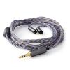imageLinsoul Tripowin Zoe Upgraded Earphone Cable in Ear Monitor Cable 4Core Pure Copper SilverPlated Copper GoldPlated 24AWG Litz Wire for Musician Audiophile35mm 2pin 078mm2pin 078mm
