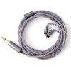 imageLinsoul Tripowin Zoe Upgraded Earphone Cable in Ear Monitor Cable 4Core Pure Copper SilverPlated Copper GoldPlated 24AWG Litz Wire for Musician Audiophile35mm 2pin 078mm2pin 078mm