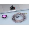imageLinsoul Tripowin Zoe Upgraded Earphone Cable in Ear Monitor Cable 4Core Pure Copper SilverPlated Copper GoldPlated 24AWG Litz Wire for Musician Audiophile35mm 2pin 078mm2pin 078mm