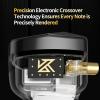 imageLinsoul x KZ AS10 PRO 5BA Wired Earbuds HiFi inEar Earphones with Mirror Polygon Faceplate 2 Pin Detachable Cable for Audiophile Without Mic