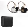 imageLinsoul KZ ZS10 Pro 4BA1DD 5 Driver in Ear MonitorWithout Mic Black  Kiwi Ears Earbud Case Portable Earphone Carrying Case