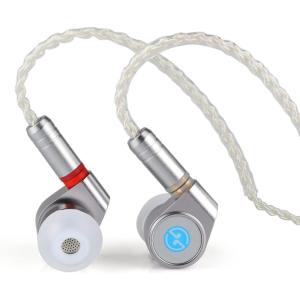 imageLinsoul 2022 Upgraded TIN HiFi T2 DLC 2DD 10mm Dynamic Driver in Ear Monitor Earphone with Detachable 078mm 2Pin 5N 8 Core SilverPlated Cable Aluminum Cavity for Audiophile DJ Musician