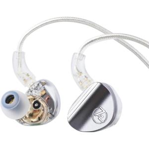imageLinsoul 7HZ SONUS 1DD1BA Dual Driver in Ear Monitor HiFi in Ear Earphone IEM with Detachable Highend SilverPlated OCC Cable Aluminum Back Cavity for Audiophile Gaming Earbuds Red 35mmGrey
