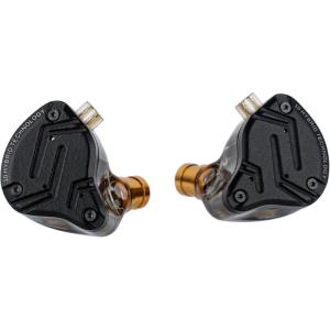 imageLinsoul KZ ZS10 PRO X Upgraded 1DD4BA Hybrid Driver HiFi in Ear Earphones IEM with Alloy Faceplate Detachable SilverPlated Recessed 2Pin Cable for Audiophile Musician DJ StageWithout MicWithout Mic