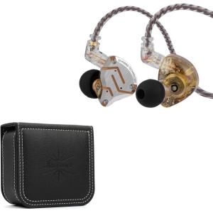 imageLinsoul KZ ZS10 Pro 4BA1DD 5 Driver inEar HiFi Metal Earphones with Mic ampamp Kiwi Ears Flex Earbud Tips Replacement Silicone IEM Tips