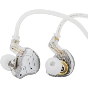 imageLinsoul KZ ZSN PRO 2 inEar Monitor 1BA1DD Hybrid Driver HiFi Earphones IEM Wired Earbud Detachable SilverPlated Recessed 2Pin Cable for AudiophileWithout Mic BlackSilver