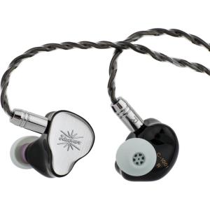 imageLinsoul Kiwi Ears KE4 in Ear Monitor 2DD2BA Hybrid Earphone Gaming Earbuds HiFi Wired IEM with Detachable IEM Cable for Musician Audiophile Silver