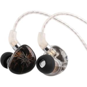 imageLinsoul Kiwi Ears x Crinacle Singolo in Ear Monitor 11mm Dynamic Driver Wired Earbuds HiFi IEM Gaming Earbuds with KARS Detachable IEM Cable for Musician Studio BlackBlack