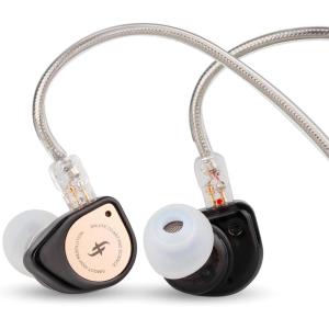imageLinsoul SIMGOT EW100P 10mm Dynamic Driver inEar Monitors Dual Cavity IEM with LCP Diaphragm PC Aluminum Alloy Shell Detachable SilverPlated Copper Cable Gaming Earbuds for Audiophile Musician
