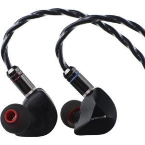 imageLinsoul TANGZU FUDU Verse 1 HiFi 1DD2BA Driver Earphone IEM in Ear Monitor with Ergonomic Shape and Detachable OxygenFree SilverPlated Copper 2Pin Cable for Audiophile Musician 35mm
