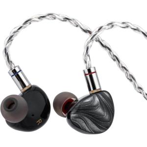 imageLinsoul TIN HiFi P1 MAX II in Ear Monitor NextGeneration 142mm Planar IEMs for Gaming Wired Earbuds with Ergonomic Shape Detachable 2Pin Cable for Musician Audiophile
