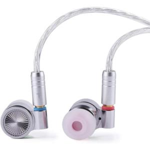 imageLinsoul TIN HiFi T4 10mm Carbon Nanotube Dynamic Driver inEar Monitor Earphones UltraSleek Metal Housing with SilverPlated MMCX Cablenatural aluminum