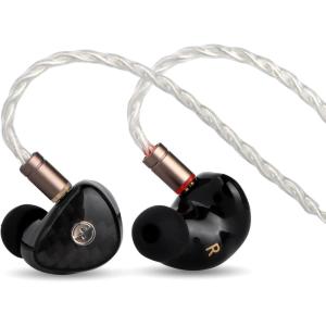 imageLinsoul TINHIFI C3 10mm PULCP Composite Diaphragm HiFi Wired Earphone inEar Monitor IEMs for Musician Audiophile Black C3