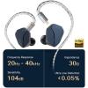 imageLinsoul Hidizs MP145 inEar Monitor 145mm Planar Magnetic Driver HiFi Earphone IEMs Wired Gaming Earbud with Detachable 2Pin OFC Cable for Audiophiles Musicians Blue 35 mmBlue