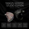 imageLinsoul TANGZU Waner SG Studio Edition in Ear Monitor Wired HiFi Earbuds 10mm Dynamic Driver Earphone Headphone with Detachable 2Pin OFC Braided Cable for Audiophile Musician DJ Stage BlackBlack