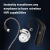 imageLinsoul TRN BT30 Pro Bluetooth 52 Wireless Earhook for IEMs Wired Earphones Upgraded CVC 80 Noise Cancellation Technology Long Battery Life with Charging Case 2PinS2PinS