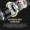 imageLinsoul TWISTURA DMinor in Ear Monitor 10mm DualMagnetic LCP Dynamic Driver Earphone IEM Wired Earbuds with Replaceable Tuning Nozzle Detachable Cable for Musician Audiophile with MicWithout Mic