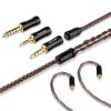 imageLinsoul Tripowin Amber 32AWG OFC Oxygen Free Cable HiFi IEM Cable with Interchangeable 25mm35mm44mm Plug PVC Sleeve Replacement Cable for Audiophile2pin 078mmMMCX