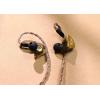 imageLinsoul Tripowin Amber 32AWG OFC Oxygen Free Cable HiFi IEM Cable with Interchangeable 25mm35mm44mm Plug PVC Sleeve Replacement Cable for Audiophile2pin 078mmMMCX