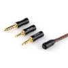 imageLinsoul Tripowin Amber 32AWG OFC Oxygen Free Cable HiFi IEM Cable with Interchangeable 25mm35mm44mm Plug PVC Sleeve Replacement Cable for Audiophile2pin 078mmRecessed 2pin