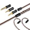 imageLinsoul Tripowin Amber 32AWG OFC Oxygen Free Cable HiFi IEM Cable with Interchangeable 25mm35mm44mm Plug PVC Sleeve Replacement Cable for Audiophile2pin 078mm2pin 078mm