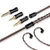 imageLinsoul Tripowin Amber 32AWG OFC Oxygen Free Cable HiFi IEM Cable with Interchangeable 25mm35mm44mm Plug PVC Sleeve Replacement Cable for Audiophile2pin 078mmRecessed 2pin