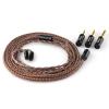 imageLinsoul Tripowin Amber 32AWG OFC Oxygen Free Cable HiFi IEM Cable with Interchangeable 25mm35mm44mm Plug PVC Sleeve Replacement Cable for Audiophile2pin 078mm2pin 078mm