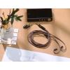 imageLinsoul Tripowin Amber 32AWG OFC Oxygen Free Cable HiFi IEM Cable with Interchangeable 25mm35mm44mm Plug PVC Sleeve Replacement Cable for Audiophile2pin 078mmMMCX