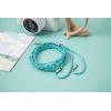 imageLinsoul Tripowin Aurora IEM Cable 4 Core OCC and SilverPlated OCC Earphone Cable HiFi Replacement Cable for Wired Earbuds Aquamarine 2Pin 44mm2Pin  35mm