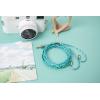 imageLinsoul Tripowin Aurora IEM Cable 4 Core OCC and SilverPlated OCC Earphone Cable HiFi Replacement Cable for Wired Earbuds Aquamarine 2Pin 44mm2Pin  35mm