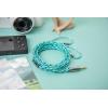 imageLinsoul Tripowin Aurora IEM Cable 4 Core OCC and SilverPlated OCC Earphone Cable HiFi Replacement Cable for Wired Earbuds Aquamarine 2Pin 44mm2Pin  35mm