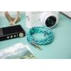 imageLinsoul Tripowin Aurora IEM Cable 4 Core OCC and SilverPlated OCC Earphone Cable HiFi Replacement Cable for Wired Earbuds Aquamarine 2Pin 44mm2Pin  44mm