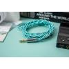 imageLinsoul Tripowin Aurora IEM Cable 4 Core OCC and SilverPlated OCC Earphone Cable HiFi Replacement Cable for Wired Earbuds Aquamarine 2Pin 44mm2Pin  44mm