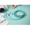 imageLinsoul Tripowin Aurora IEM Cable 4 Core OCC and SilverPlated OCC Earphone Cable HiFi Replacement Cable for Wired Earbuds Aquamarine 2Pin 44mm2Pin  44mm