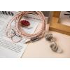 imageLinsoul Tripowin C02 IEM Cable 16 Core SilverPlated Alloy Copper Earphone Cable with PVC Jacket 046 Low Impedance HiFi Replacement Cable for Wired Earbuds 2Pin 35mm2Pin  44mm