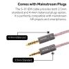 imageLinsoul Tripowin S01 IEM Cable 16 Core SilverPlated Alloy Copper and Graphene Earphone Cable HiFi Replacement Cable for Wired Earbuds 2Pin 44mm2Pin  44mm