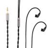 imageLinsoul Tripowin Zombur in Ear Monitor Cable 4N High Purity OFC Oxygen Free Cable HiFi Wired IEM Cable Cotton Yarn Outer Layer 35mm Audio Jack for Musician AudiophileWithout Mic MMCXRecessed 2pin