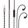 imageLinsoul Tripowin Zombur in Ear Monitor Cable 4N High Purity OFC Oxygen Free Cable HiFi Wired IEM Cable Cotton Yarn Outer Layer 35mm Audio Jack for Musician AudiophileWithout Mic MMCXRecessed 2pin