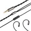 imageLinsoul Tripowin Zombur in Ear Monitor Cable 4N High Purity OFC Oxygen Free Cable HiFi Wired IEM Cable Cotton Yarn Outer Layer 35mm Audio Jack for Musician AudiophileWithout Mic MMCX2pin 078mm
