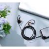 imageLinsoul Tripowin Zombur in Ear Monitor Cable 4N High Purity OFC Oxygen Free Cable HiFi Wired IEM Cable Cotton Yarn Outer Layer 35mm Audio Jack for Musician AudiophileWithout Mic MMCX2pin 078mm