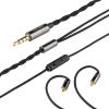 imageLinsoul Tripowin Zombur in Ear Monitor Cable 4N High Purity OFC Oxygen Free Cable HiFi Wired IEM Cable Cotton Yarn Outer Layer 35mm Audio Jack for Musician AudiophileWithout Mic MMCXMMCX